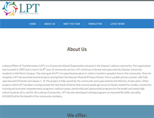 Tablet Screenshot of lukenyapillarsoftransformation.org